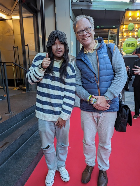 Avec Thiti Srinual, réalisateur de The Undertaker — Paris